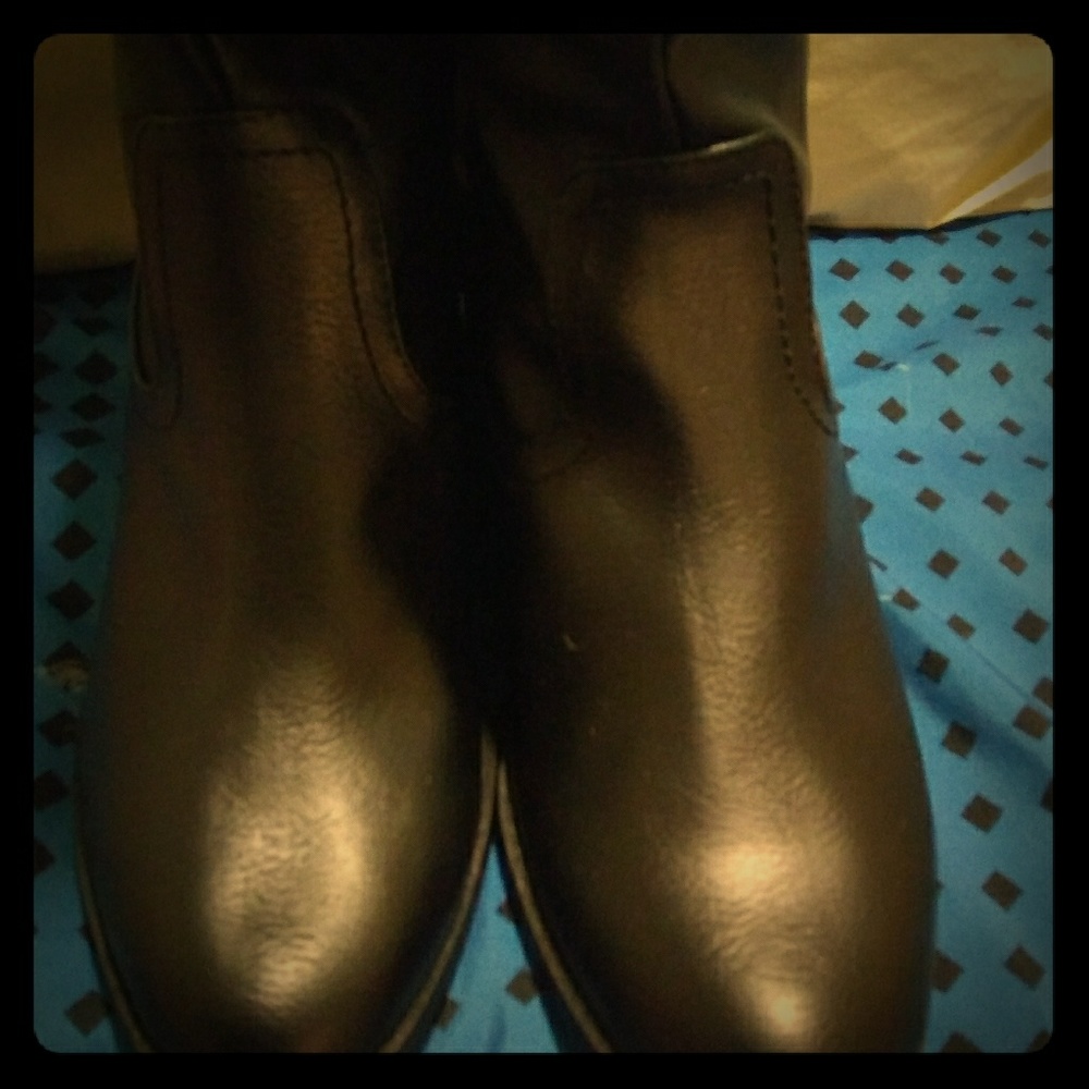 Black Knee High Boots